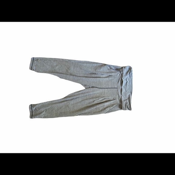 ZELLA STRIPED HAREM FOLDOVER WAIST LEGGINGS - Picture 3 of 4